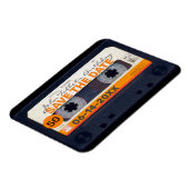 Retro Cassette tape 50e verjaardag Bewaar de datum Magneet (Linkerzijde)