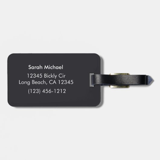 Retro Cassette tape Aangepaste Bagagelabels (Achterkant horizontaal)