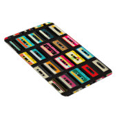 Retro Cassette Tape Pattern – Vintage Music Magneet (Rechterzijde)