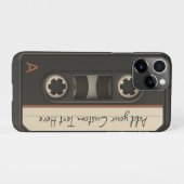 Retro Cassette Tape Phone Case iPhone Hoesje (Achterkant horizontaal)