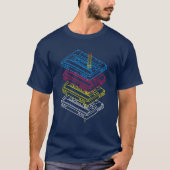 Retro cassette tapes t-shirt (Voorkant)