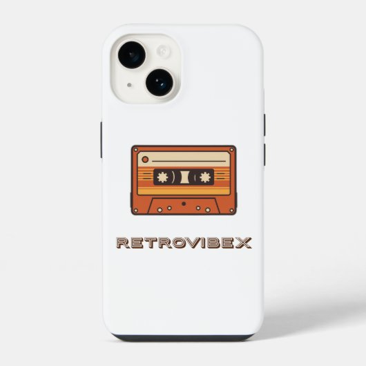 Retro Cassette Telefoonhoes –  stijl iPhone Hoesje (Achterkant)