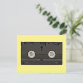 Retro Cassette VHS Tape Photo Briefkaart (Staand voorkant)