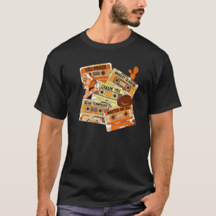 Retro Cassette was op je Western land afgevuurd T-shirt