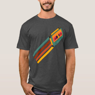 Retro cassetteband 70s humor t-shirt