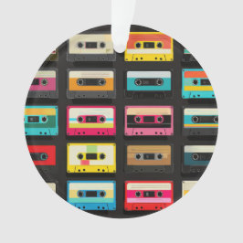 Retro Cassetteband Patroon – Vintage Muziek Ornament