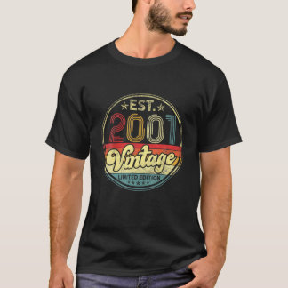 Retro Cassettebandje 2001 21St. Birthday 21 T-shirt