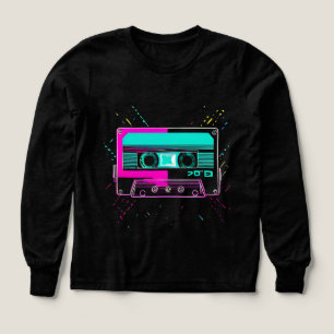 Retro Cassettebandje 80s Music Lover T-shirt