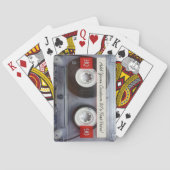 Retro Cassettebandje Aangepaste afspeelkaartdecker Speelkaarten (Achterkant)