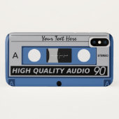 Retro Cassettebandje aangepaste telefoonhoesjes Case-Mate iPhone Case (Achterkant (horizontaal))