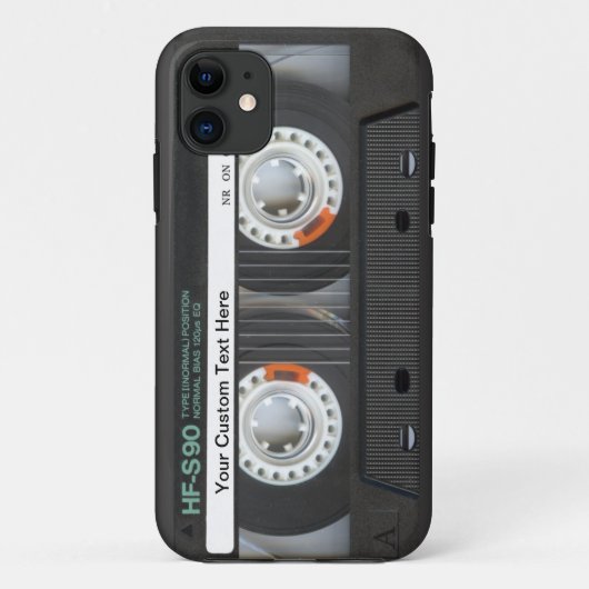 Retro-Cassettebandje Case-Mate iPhone Case (Achterkant)