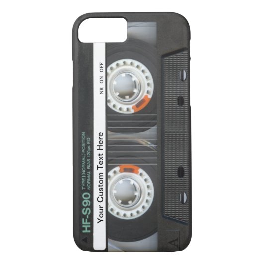 Retro-Cassettebandje Case-Mate iPhone Case (Achterkant)