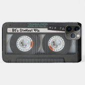 Retro-Cassettebandje Case-Mate iPhone Case (Achterkant (horizontaal))