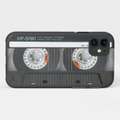 Retro-Cassettebandje Case-Mate iPhone Case (Achterkant (horizontaal))