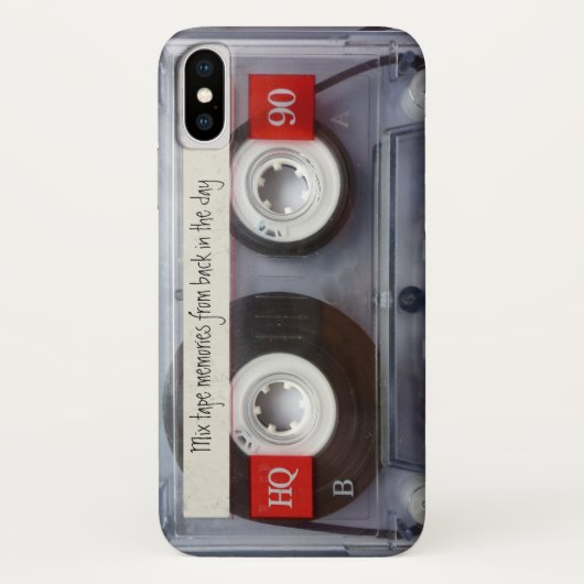 Retro-Cassettebandje Case-Mate iPhone Case (Achterkant)