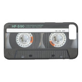 Retro-Cassettebandje Case-Mate iPhone Case (Achterkant (Horizontaal))