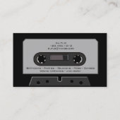 Retro Cassettebandje DJ Visitekaartjes (Achterkant)