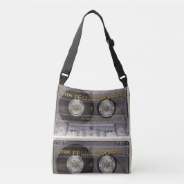 Retro Cassettebandje en Albums Crossover Bag Crossbody Tas