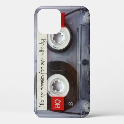 Retro Cassettebandje Funny Case-Mate iPhone Case (Achterkant)