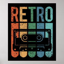 Retro-Cassettebandje (Grunge-effect)