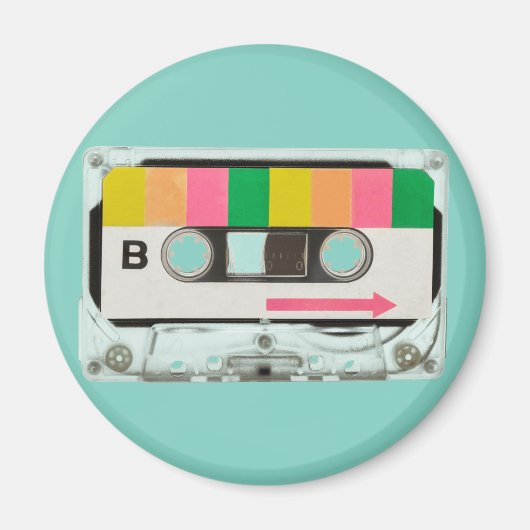 Retro-Cassettebandje Magneet (Voorkant)