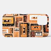 Retro Cassettebandje Naadloos Patroon Case-Mate iPhone Case (Achterkant (horizontaal))