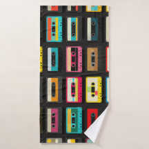 Retro Cassettebandje Patroon – Vintage Muziek