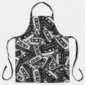 Retro Cassettebandje Pattern Schort (Voorkant)