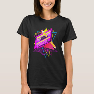Retro Cassettebandje Pencil 70's 80's 90's Music M T-shirt