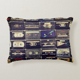 Retro Cassettebandje Pillow Accent Kussen