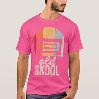 Retro Cassettebandje Shirt Oude School  Muziek