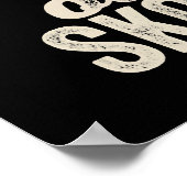 Retro Cassettebandje Shirt Oude School  Muziek Poster (Hoek)