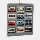 Retro Cassettebandjes 80s Keramisch Ornament (Rechts)