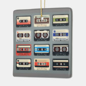 Retro Cassettebandjes 80s Keramisch Ornament (Links)