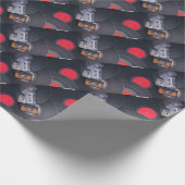 Retro-Cassettebandjes en vinylrecords van 80 Cadeaupapier (Hoek)