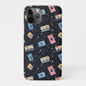 Retro Cassettebandjes in de kosmische ruimte Case-Mate iPhone Case (Achterkant)