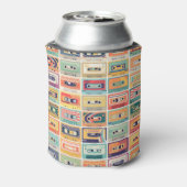 Retro Cassettebandjes Patroon. Blikjeskoeler (Blikje Achterkant)