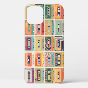 Retro Cassettebandjes  Patroon. Case-Mate iPhone Case