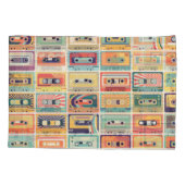Retro Cassettebandjes  Patroon. Kussensloop (Achterkant)