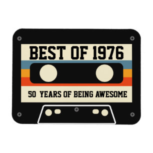 Retro Cassetterecord "Best Of" Magneet