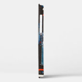 Retro Cassettes: Blauwe achtergrond . Case-Mate iPhone Case (Achterkant / Links)