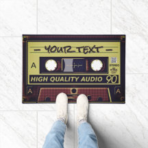 Retro Cassettes Pop Art Deurmat