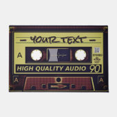 Retro Cassettes Pop Art Deurmat (Voorkant)