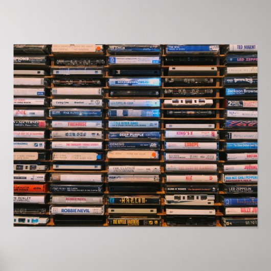 Retro Cassettes Poster (Voorkant)