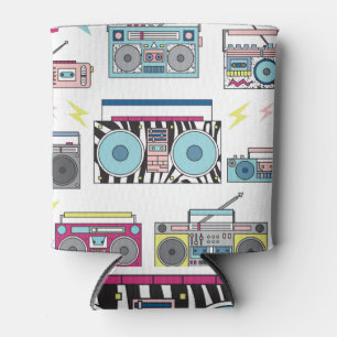 Retro Cassettespelers: jaren '80 kunst Blikjeskoeler