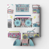 Retro Cassettespelers: jaren '80  kunst Blikjeskoeler (Achterkant)