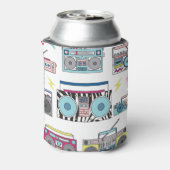 Retro Cassettespelers: jaren '80  kunst Blikjeskoeler (Blikje Achterkant)