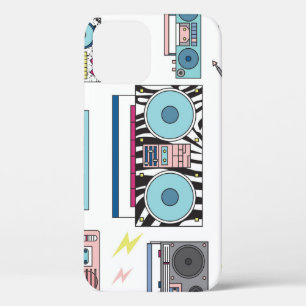 Retro Cassettespelers: jaren '80  kunst Case-Mate iPhone Case