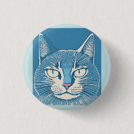 retro cat 1 ronde button 3,2 cm