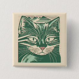 retro cat 3 ronde button 3,2 cm